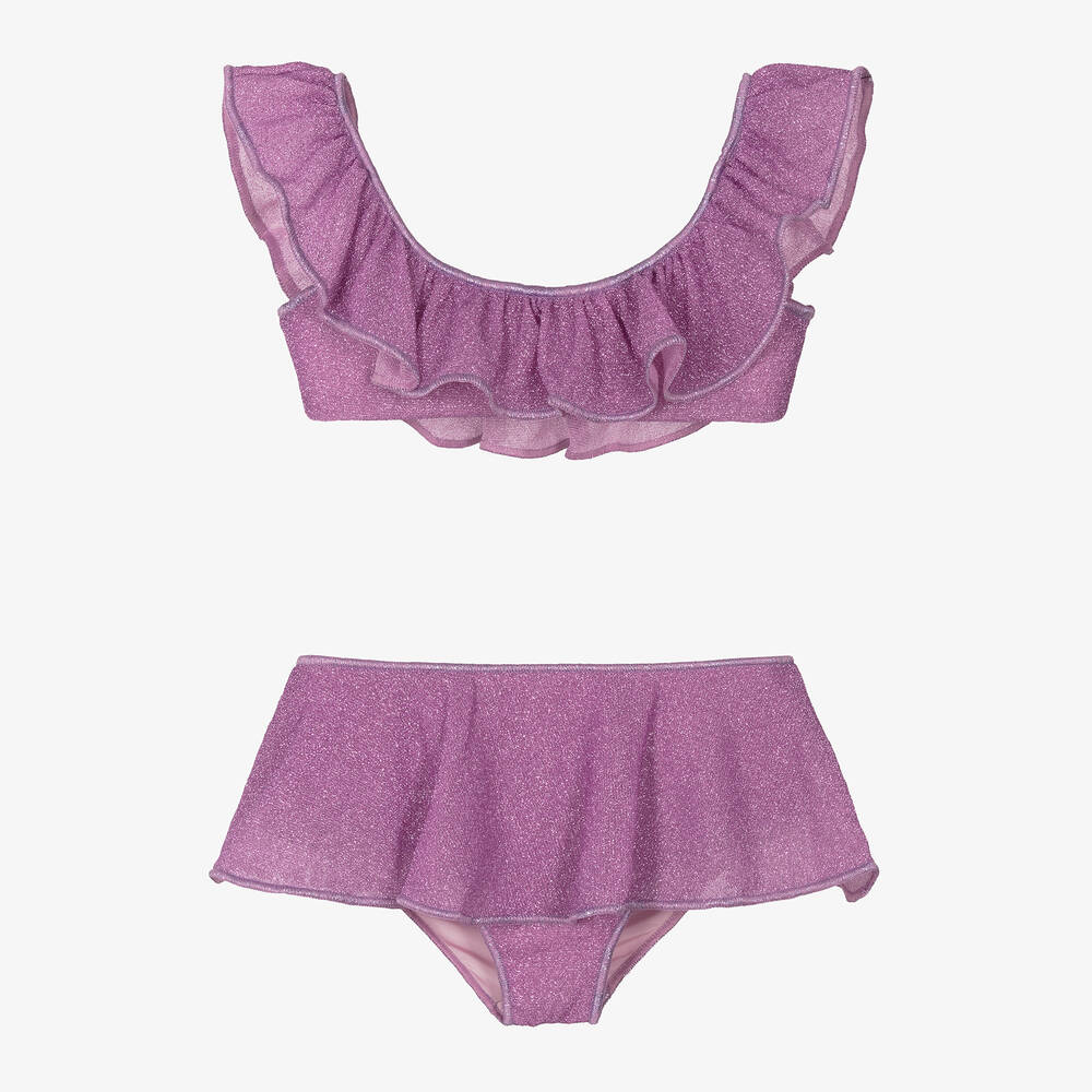 Shop Oseree Girls Purple Lumière Bikini