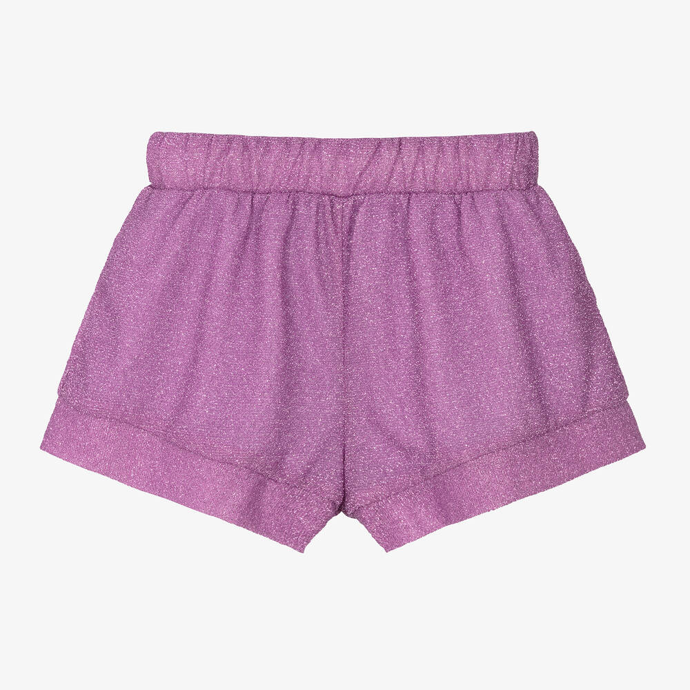 Oséree - Girls Purple Lumière Shorts | Childrensalon