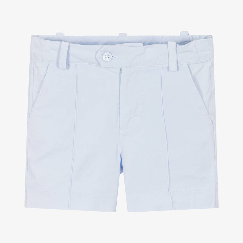 Patachou - Bermuda bleu pâle en coton garçon | Childrensalon