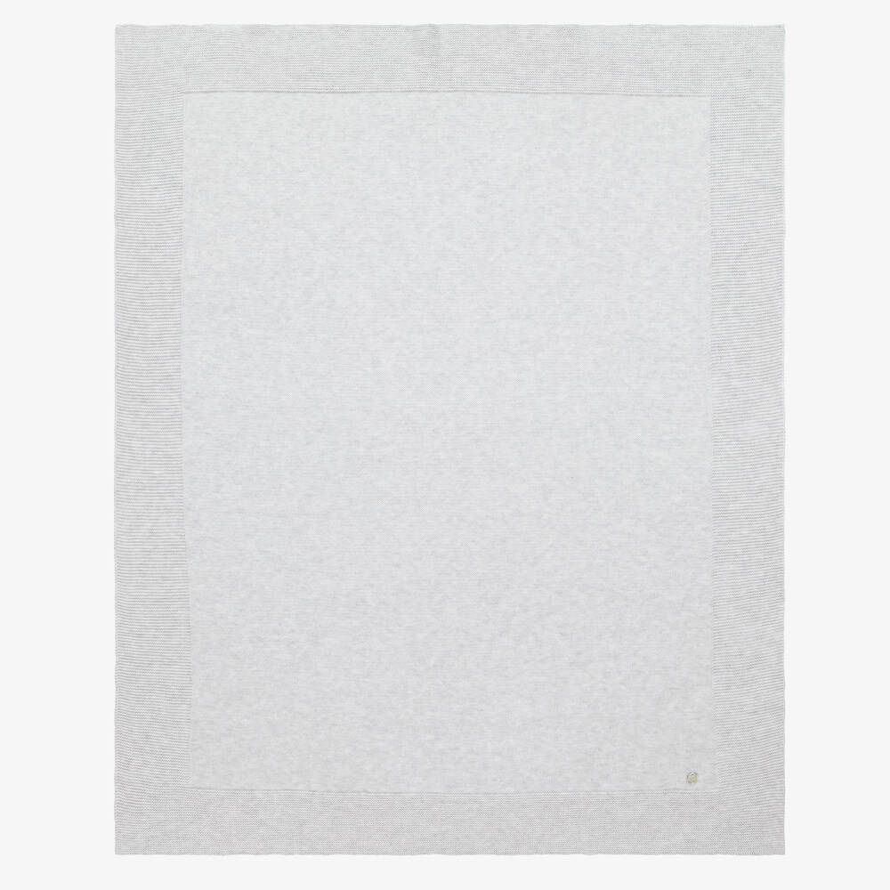 Paz Rodríguez - Grey Organic Cotton Blanket (98cm) | Childrensalon