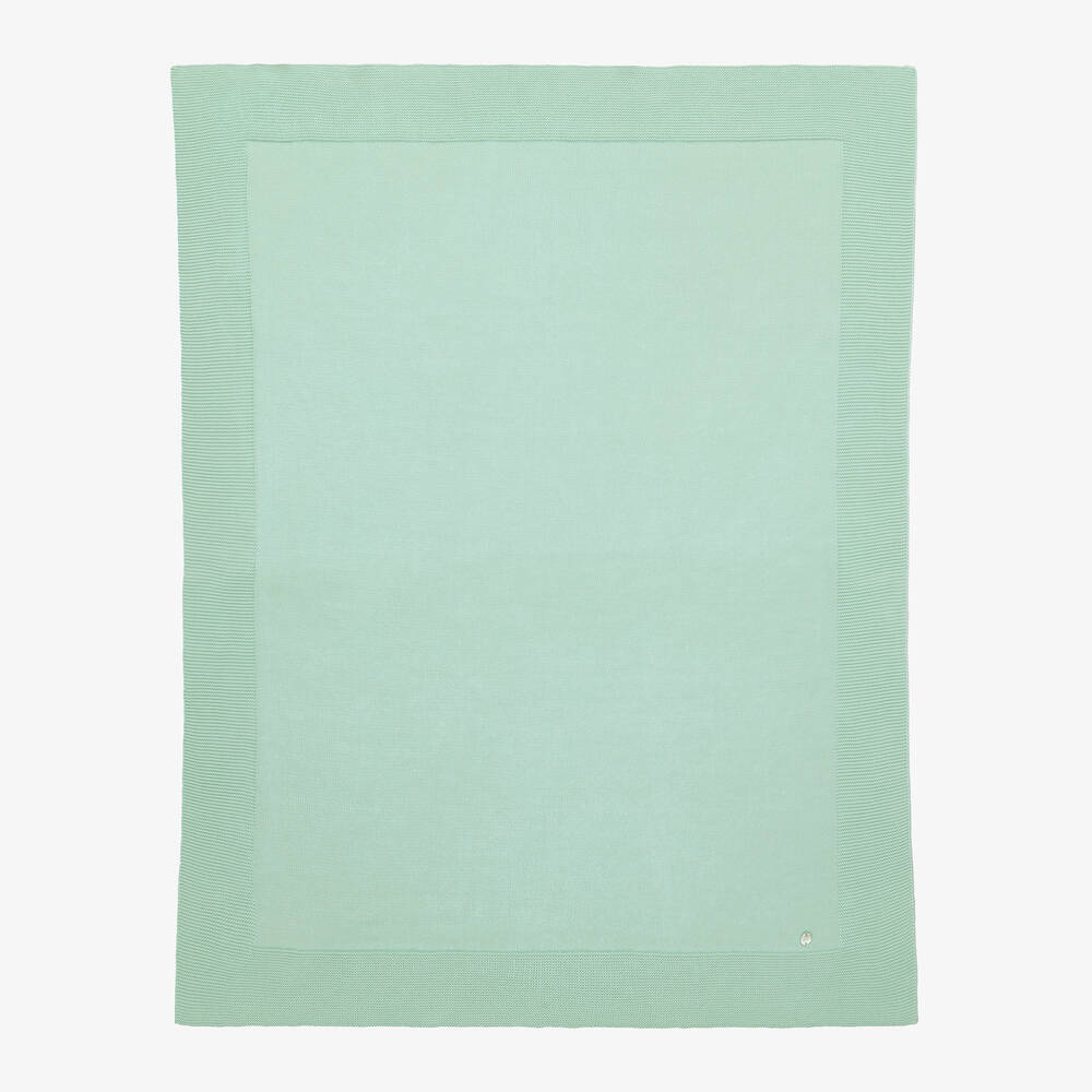 Paz Rodríguez - Sage Green Organic Cotton Blanket (98cm) | Childrensalon