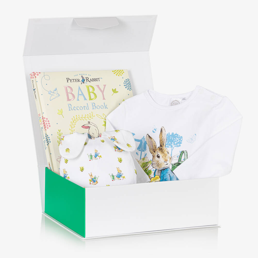 Peter Rabbit™ by Childrensalon - Подарочный набор с белой пижамой Кролик Питер | Childrensalon
