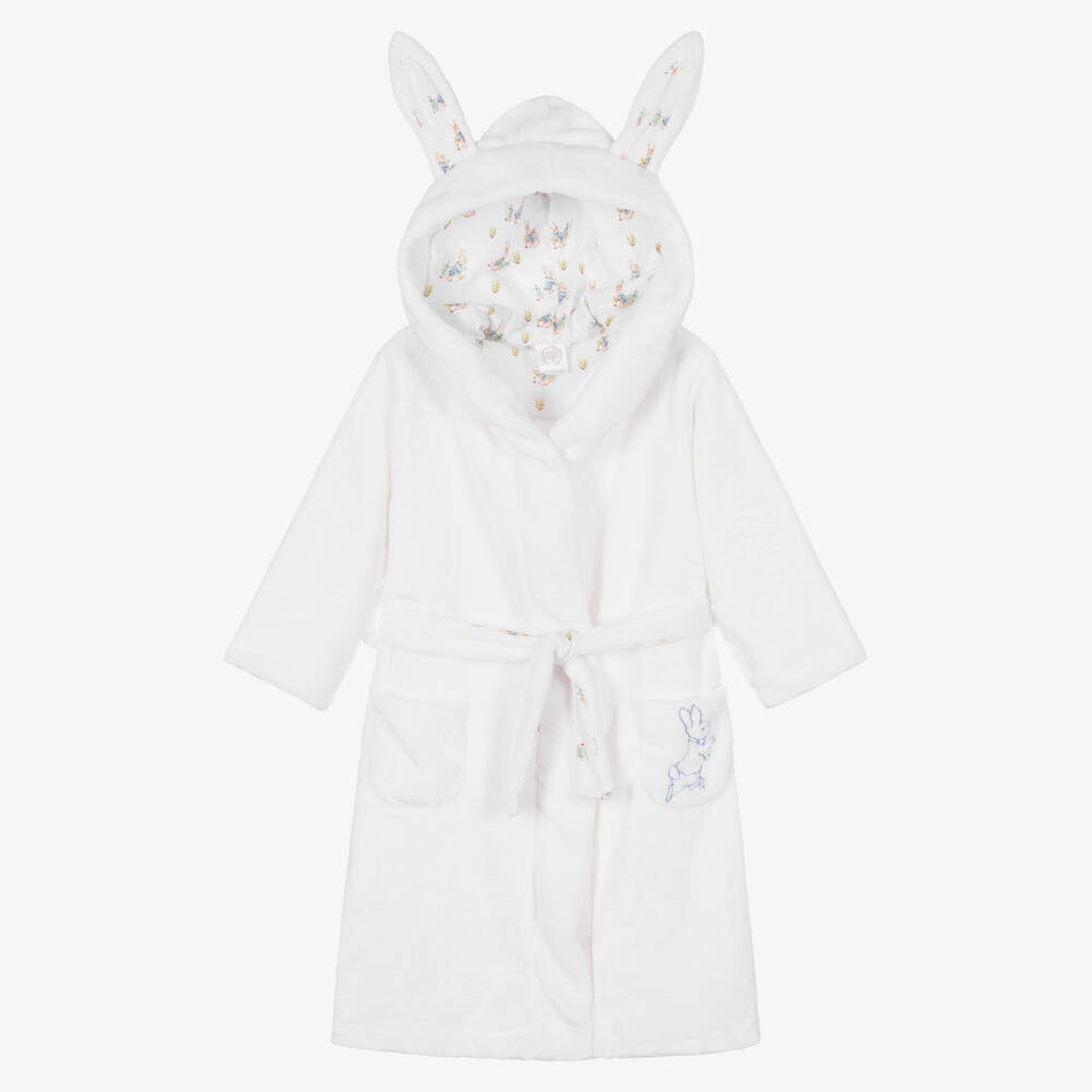 Peter Rabbit™ by Childrensalon - Peignoir blanc polaire  | Childrensalon