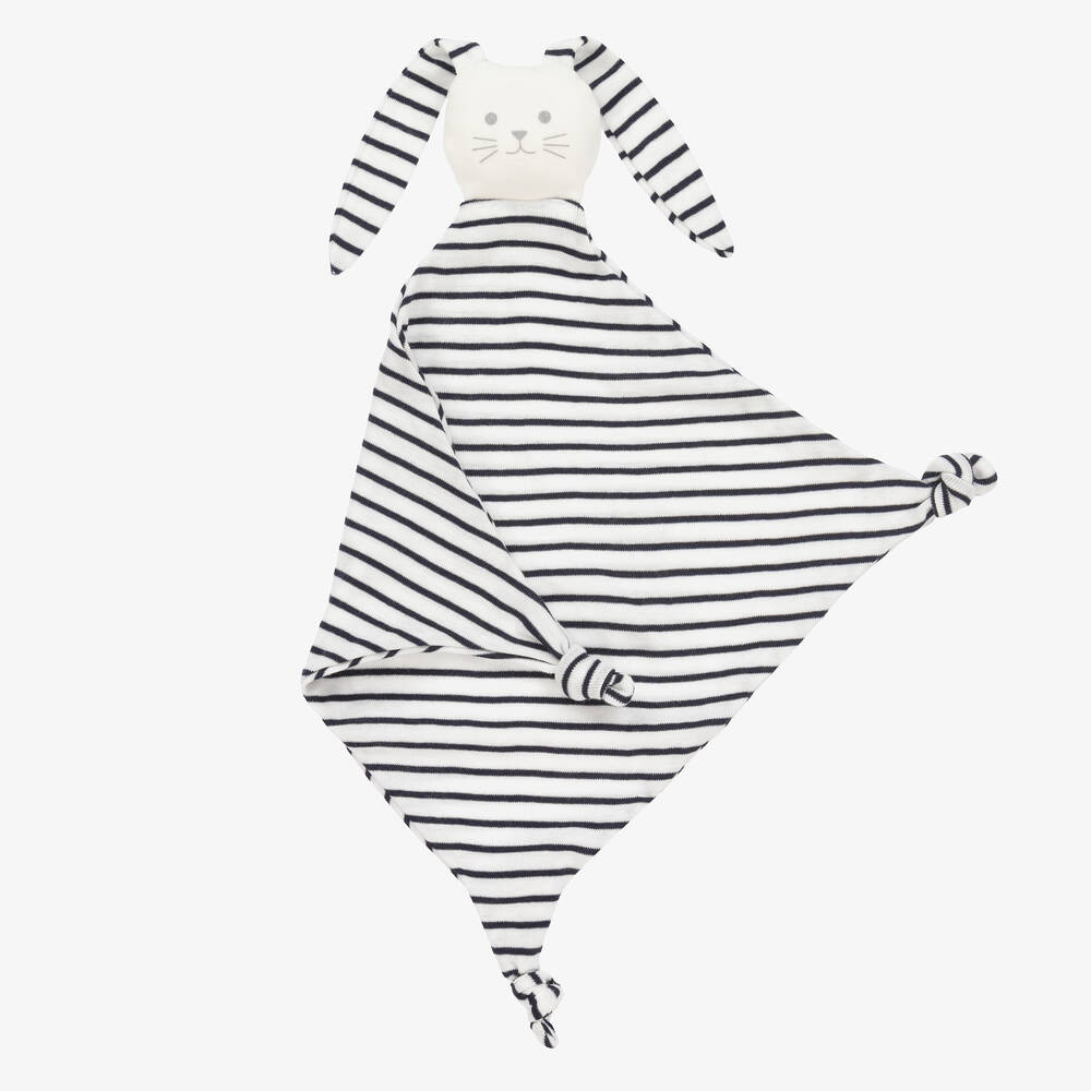 Petit Bateau - Blue & White Stripe Doudou (23cm) | Childrensalon
