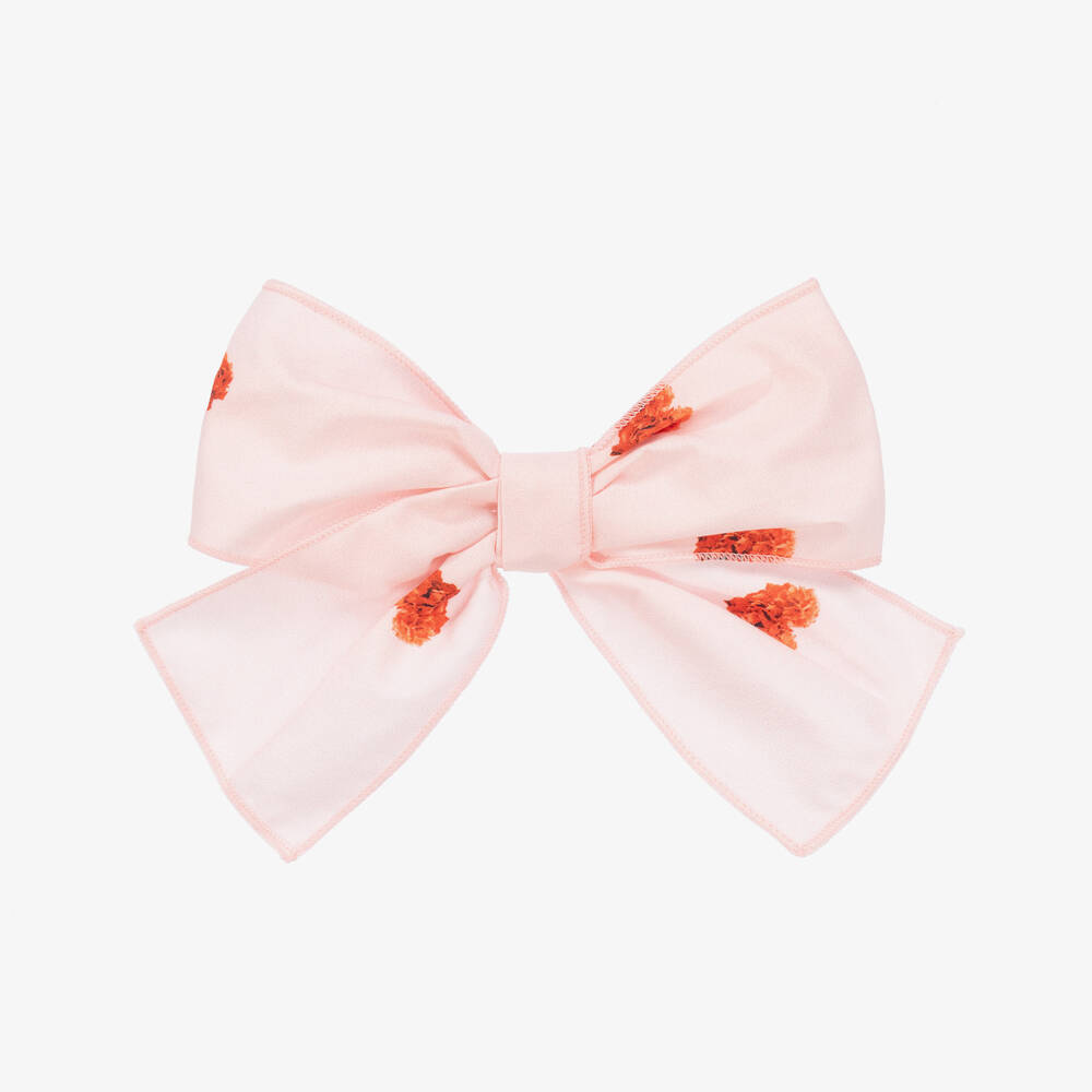 Phi Clothing - Girls Pink Love Heart Hair Clip (18cm) | Childrensalon