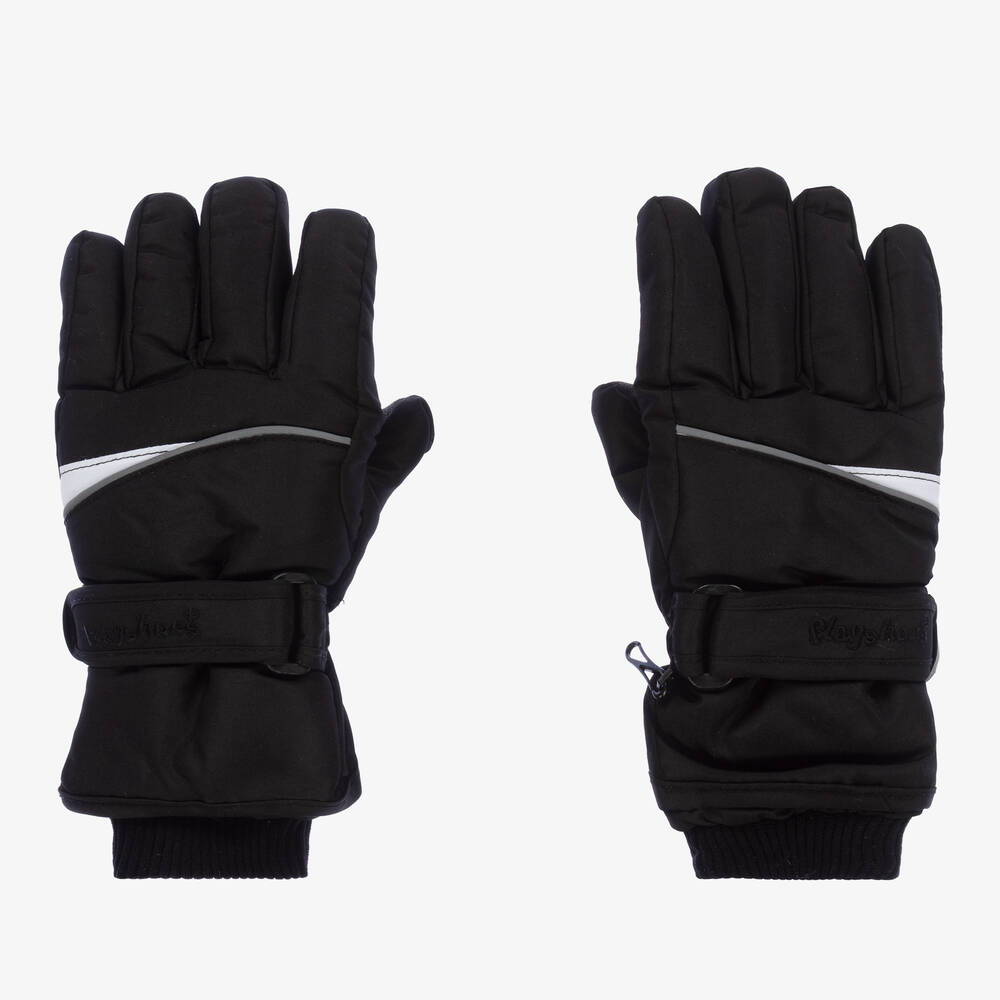 Playshoes - Черные лыжные перчатки | Childrensalon