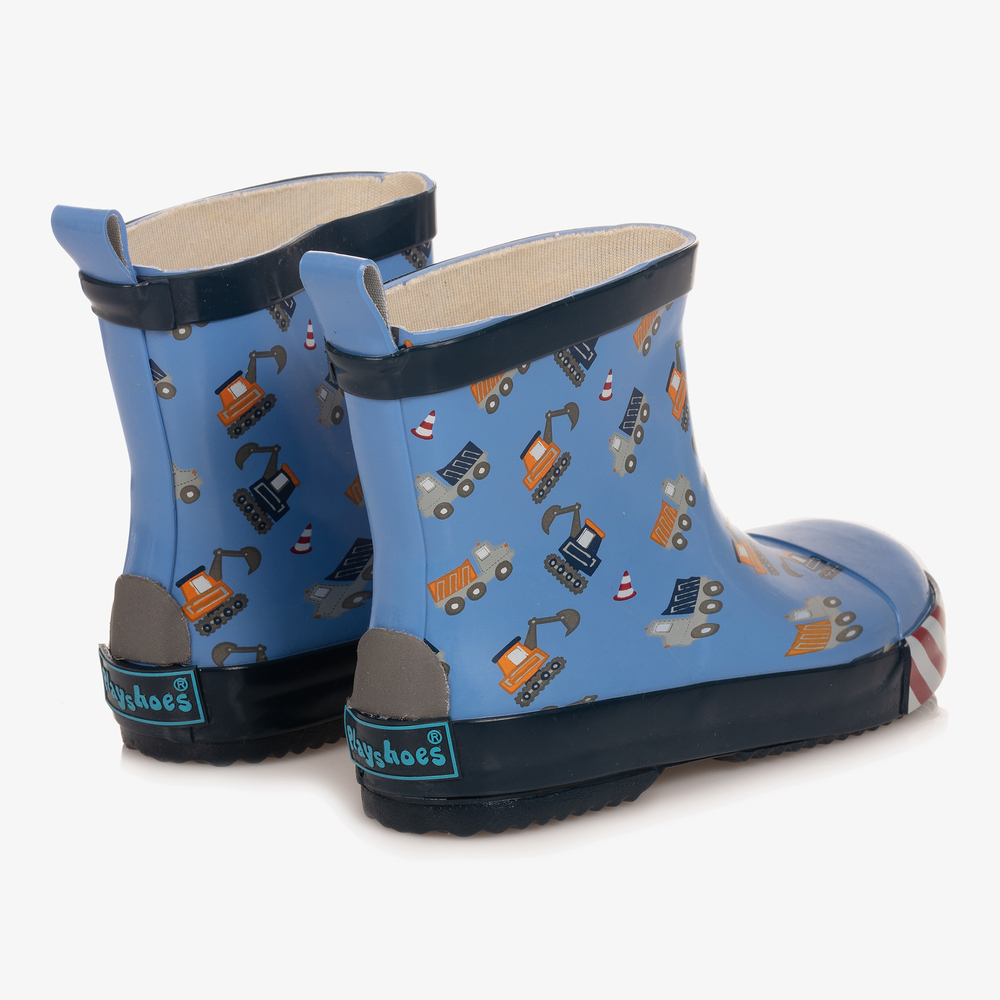 ironie fort Nieuwsgierigheid Playshoes - Blue Rubber Rain Boots | Childrensalon