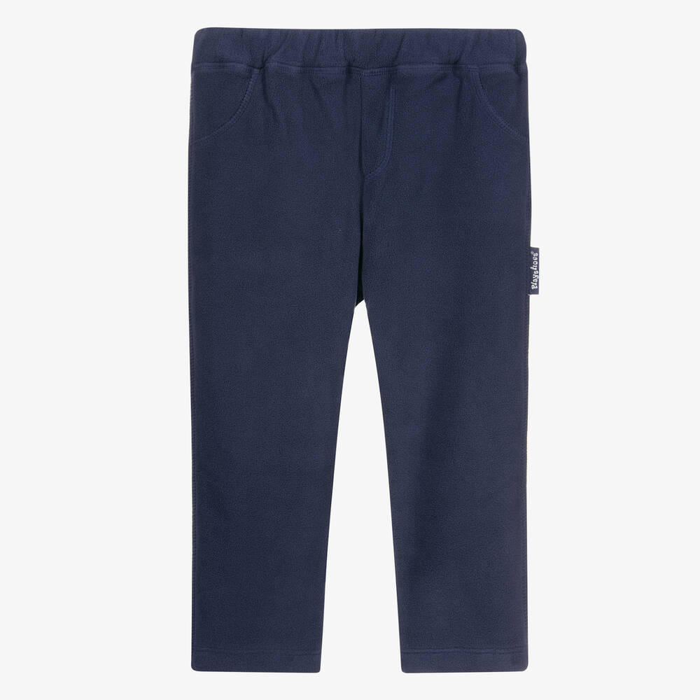 Playshoes - Navy Blue Fleece Trousers | Childrensalon
