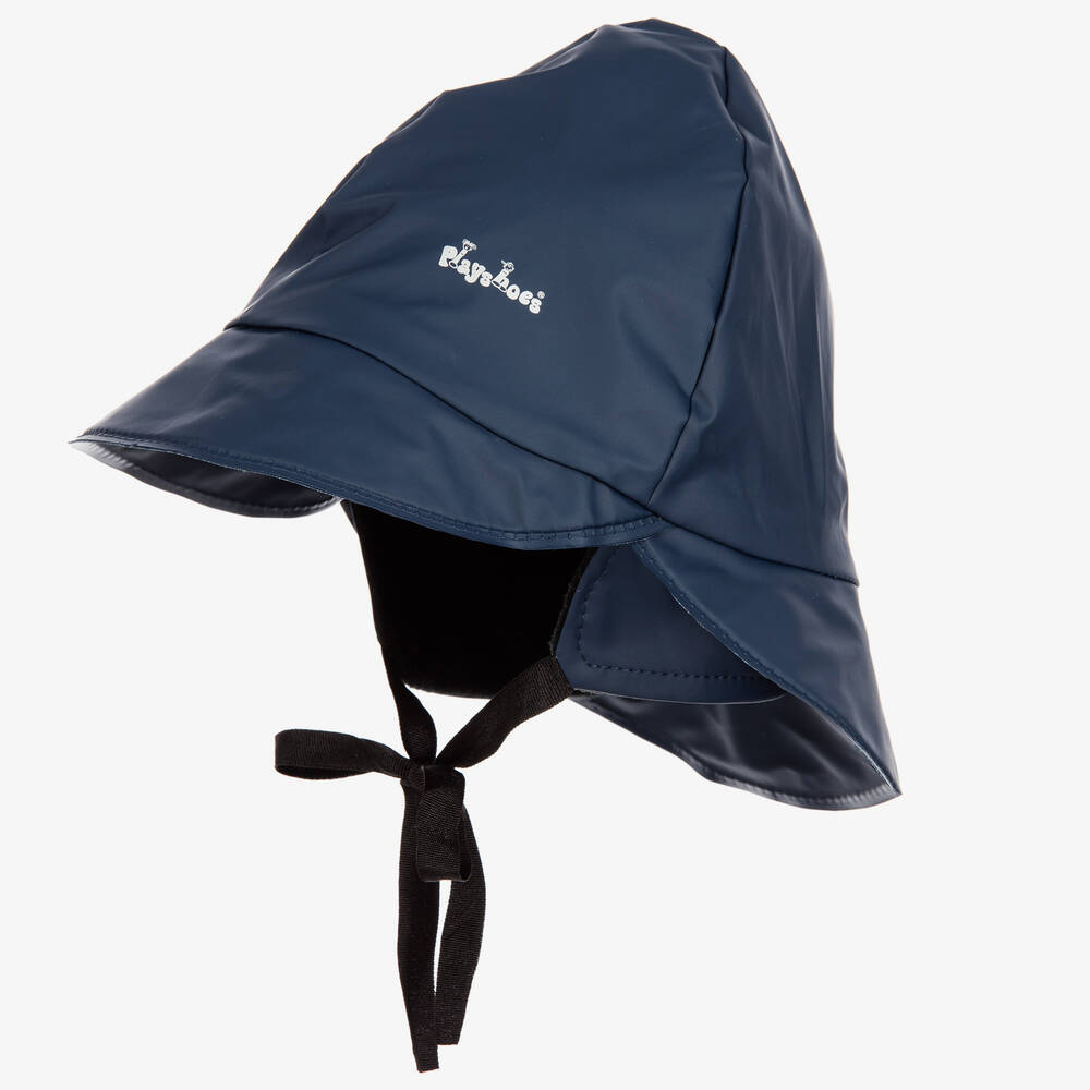 Playshoes - Navy Blue Waterproof Rain Hat | Childrensalon
