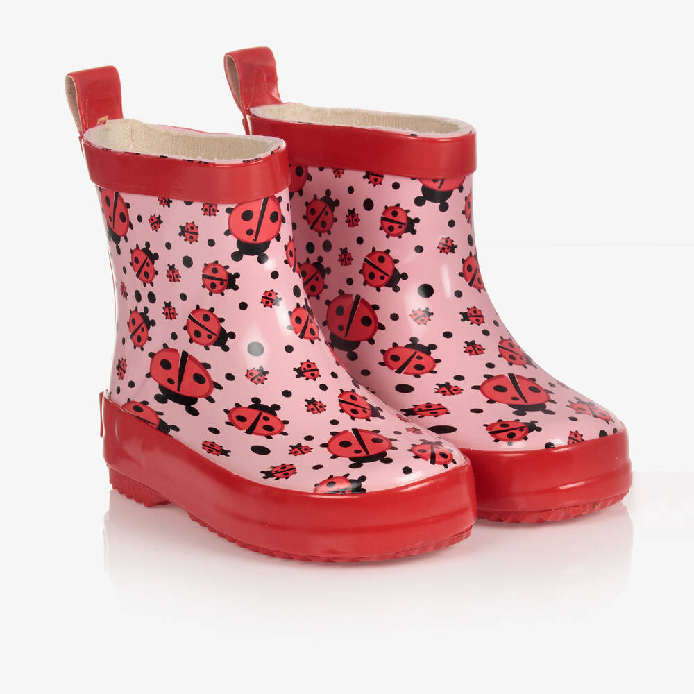 Playshoes - Bottes de pluie premiers-pas roses  | Childrensalon