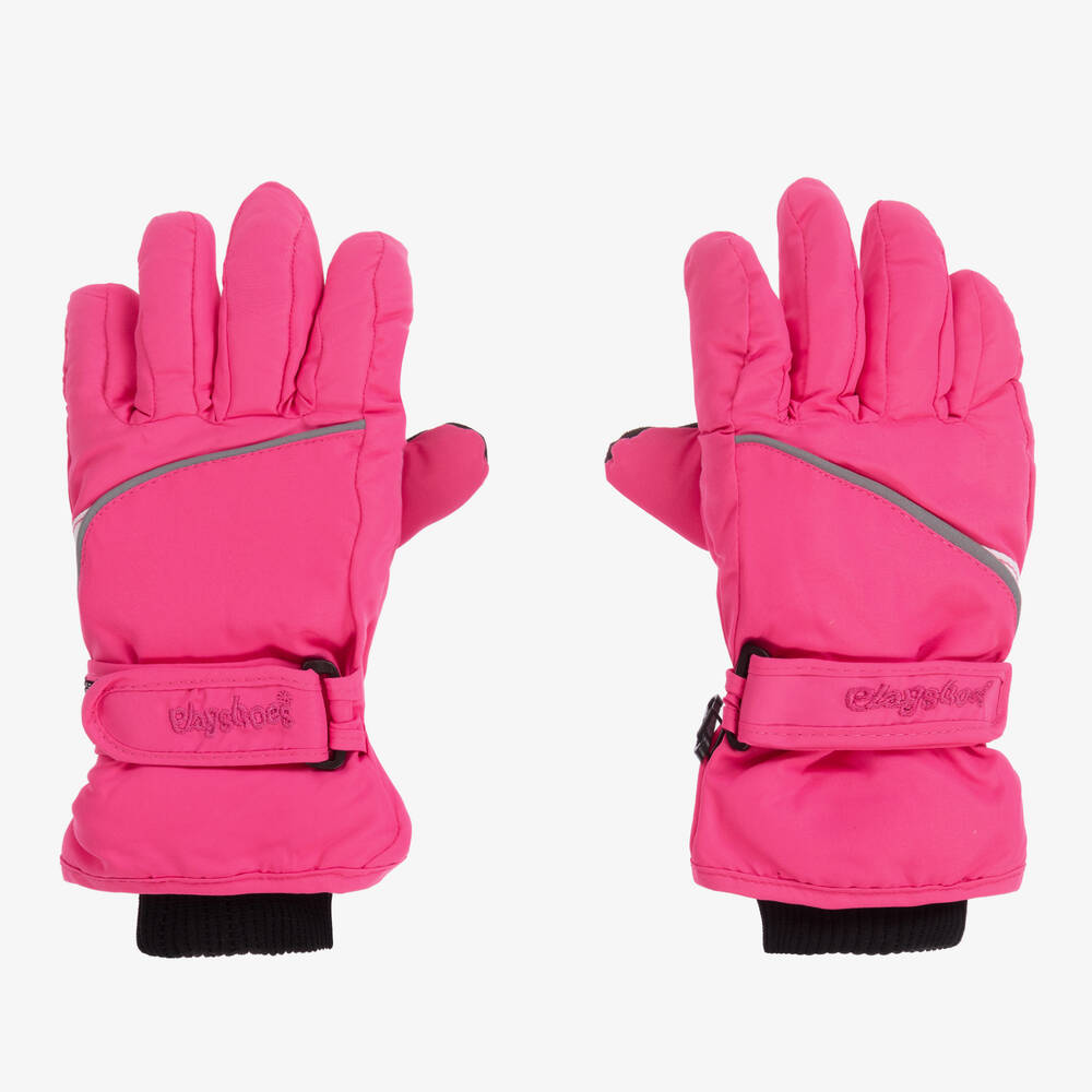 Playshoes - Розовые лыжные перчатки | Childrensalon