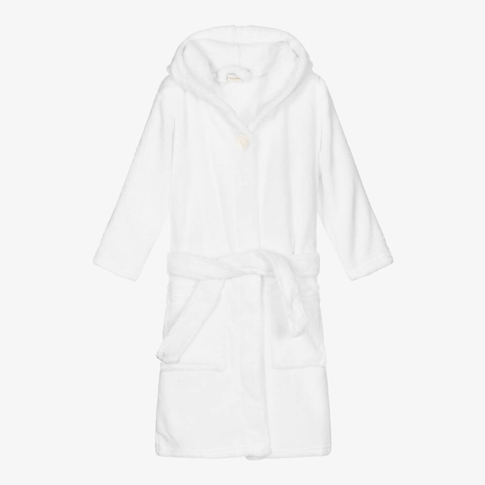 Playshoes - White Fleece Dressing Gown | Childrensalon
