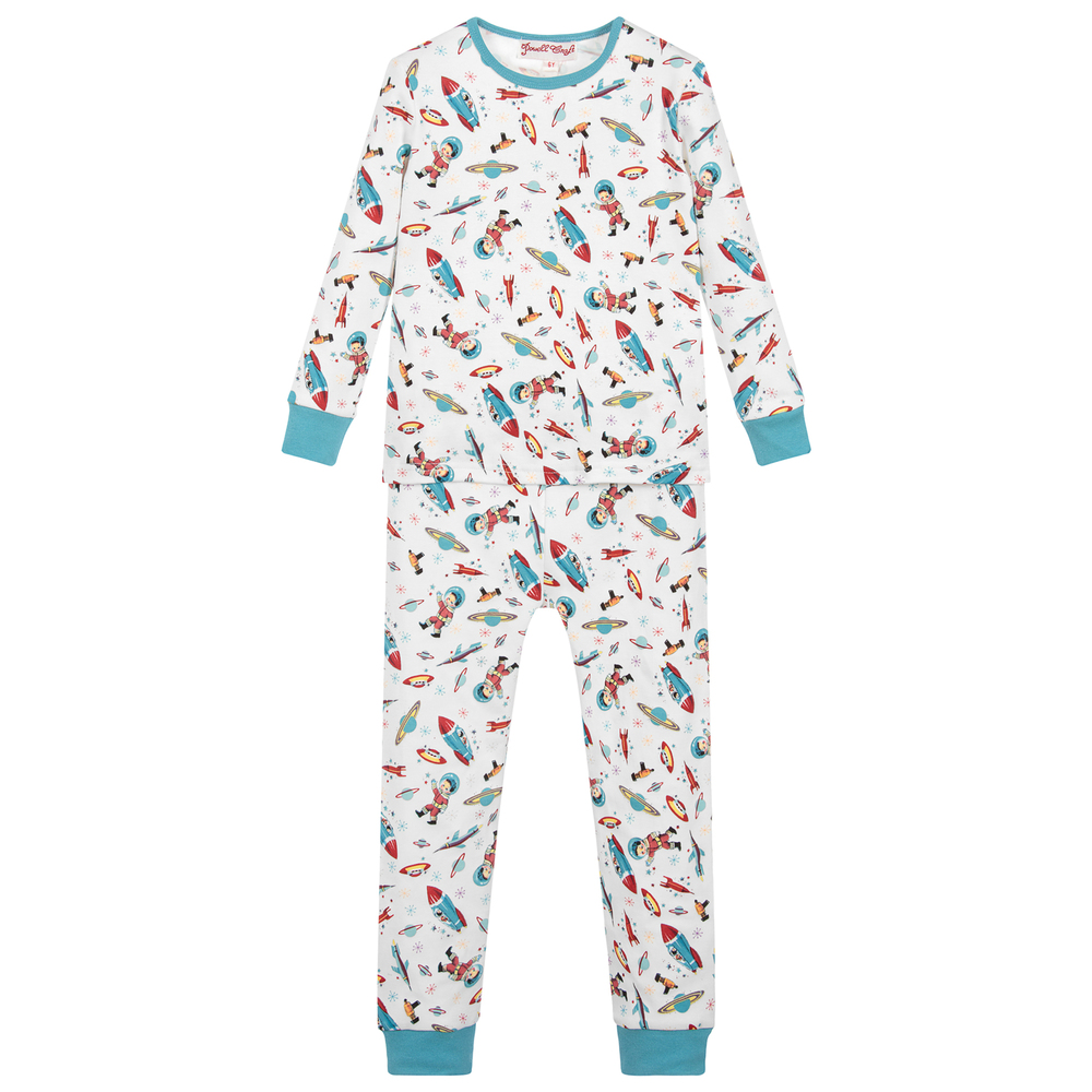 Powell Craft Boys Cotton Jersey Pyjamas Childrensalon