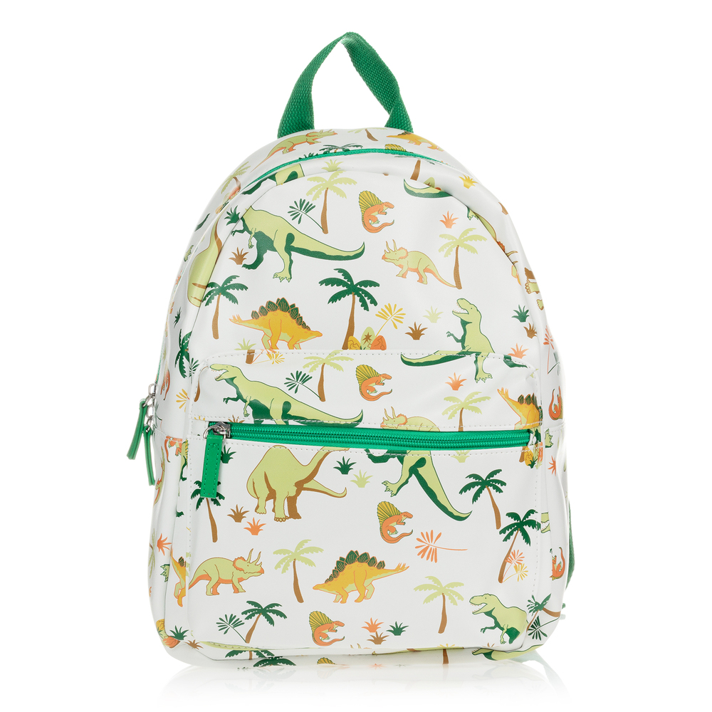 Powell Craft - Green Dinosaur Backpack (31cm) | Childrensalon
