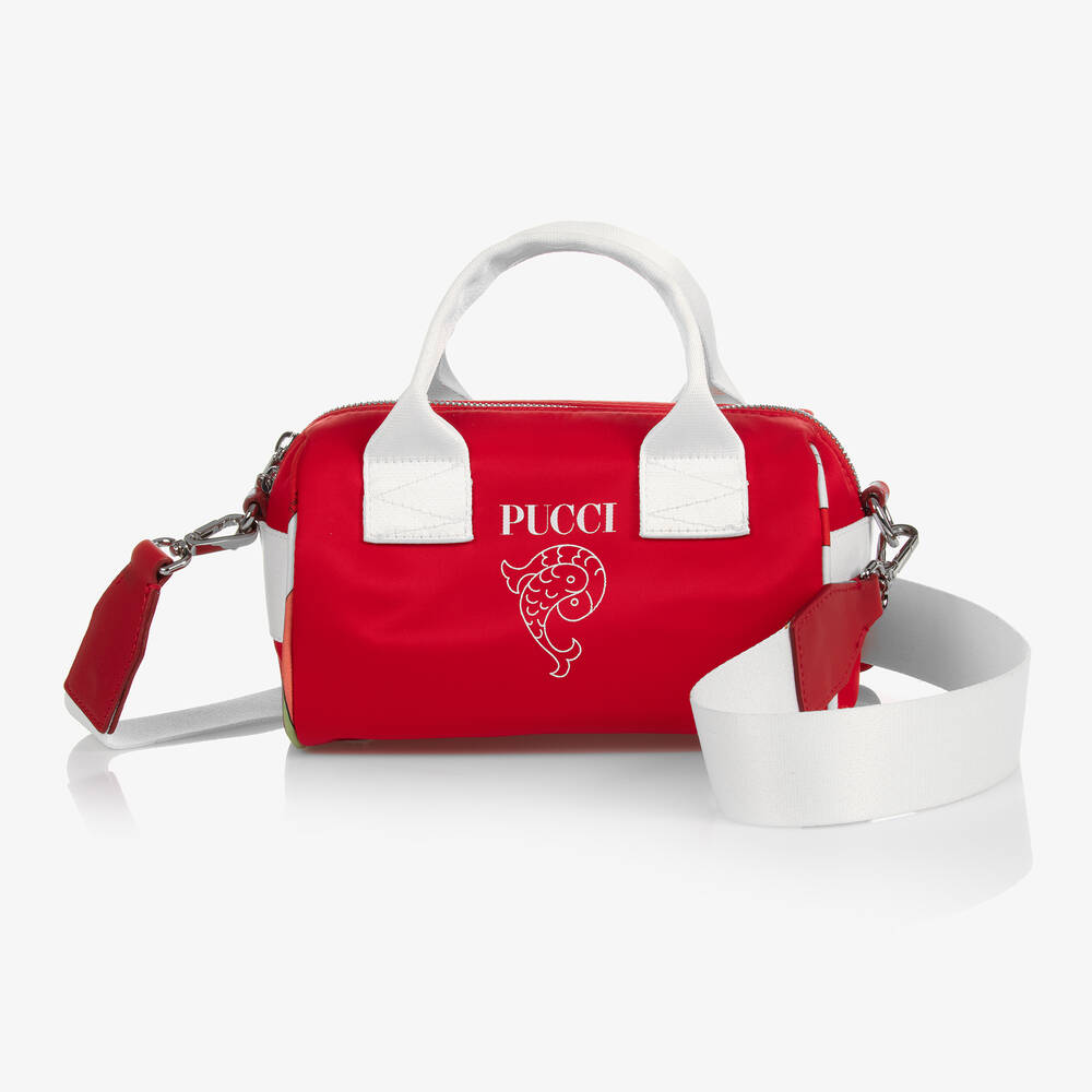 Dolce & Gabbana Girls Patent Leather Sicily Bag (14cm) Satin Girls Kids One Size Red by Childrensalon