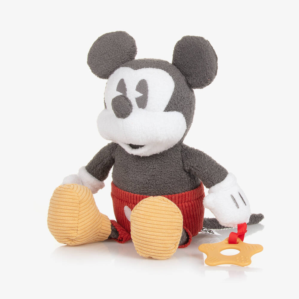 Rainbow Designs Babies' Mickey Mouse Soft Activity Toy (19cm) In Red