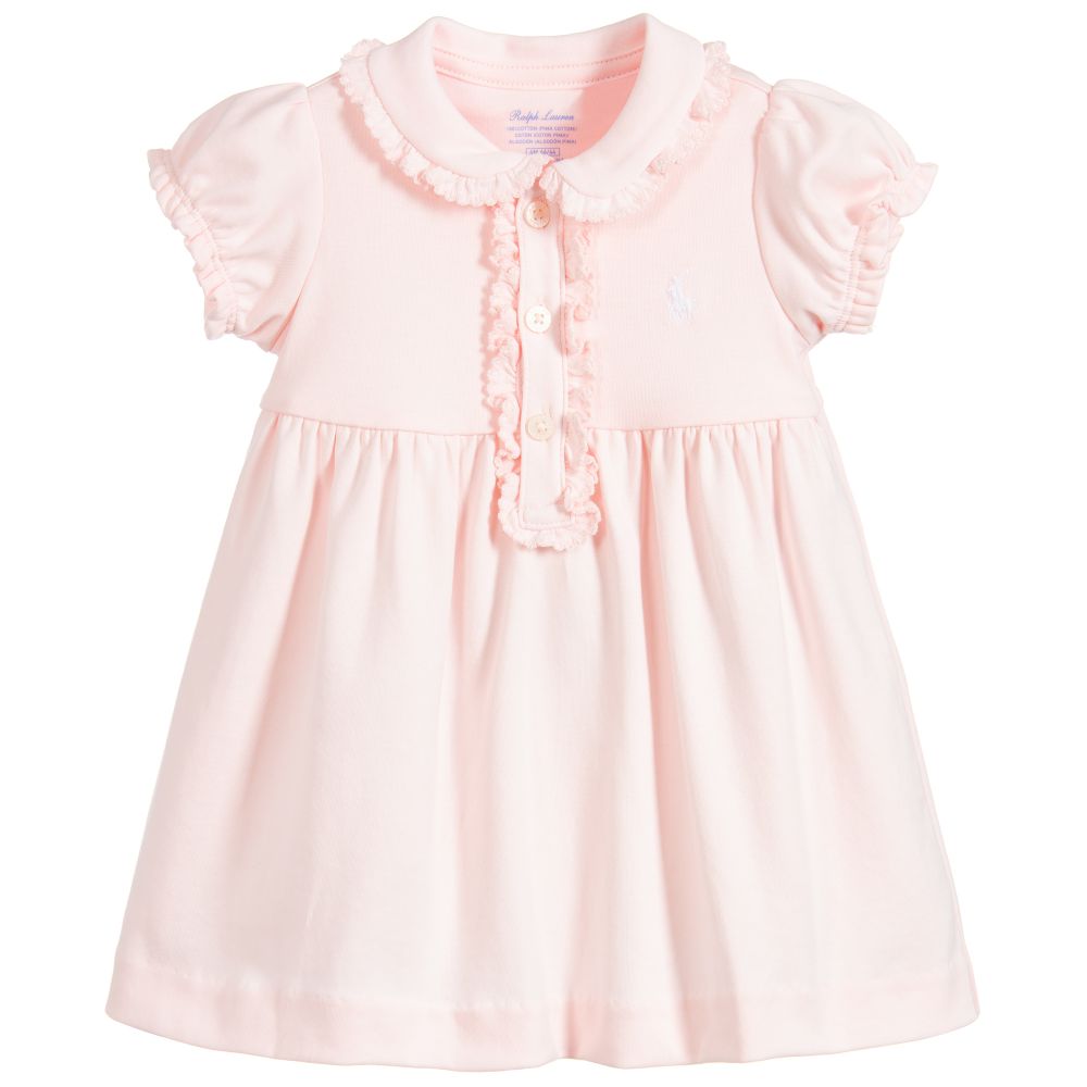 ralph lauren baby girl pink dress