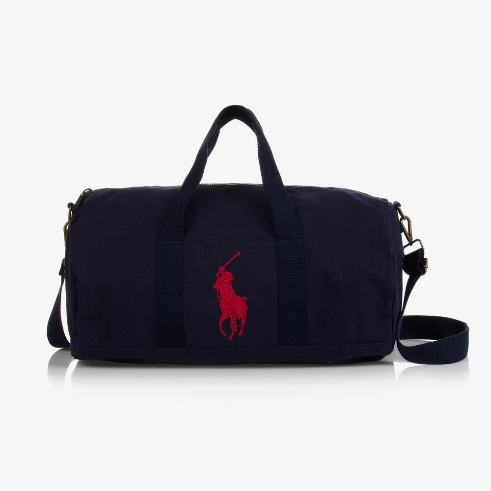 Ralph Lauren - Blue Canvas Sports Bag (49cm) | Childrensalon