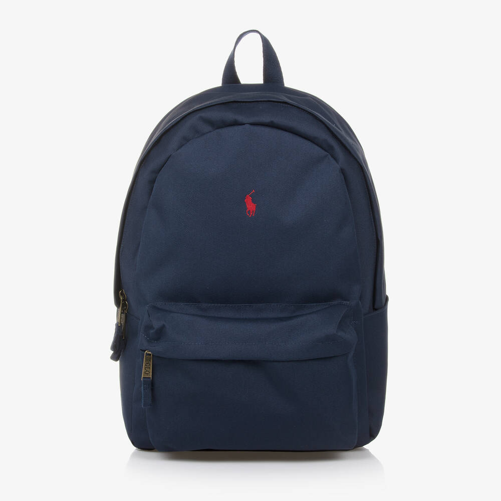 Ralph Lauren - Blue Pony Backpack (44cm) | Childrensalon