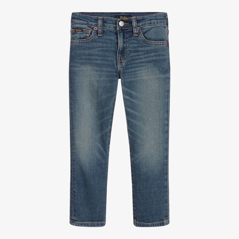 Ralph Lauren - Boys Blue Slim Fit Jeans | Childrensalon