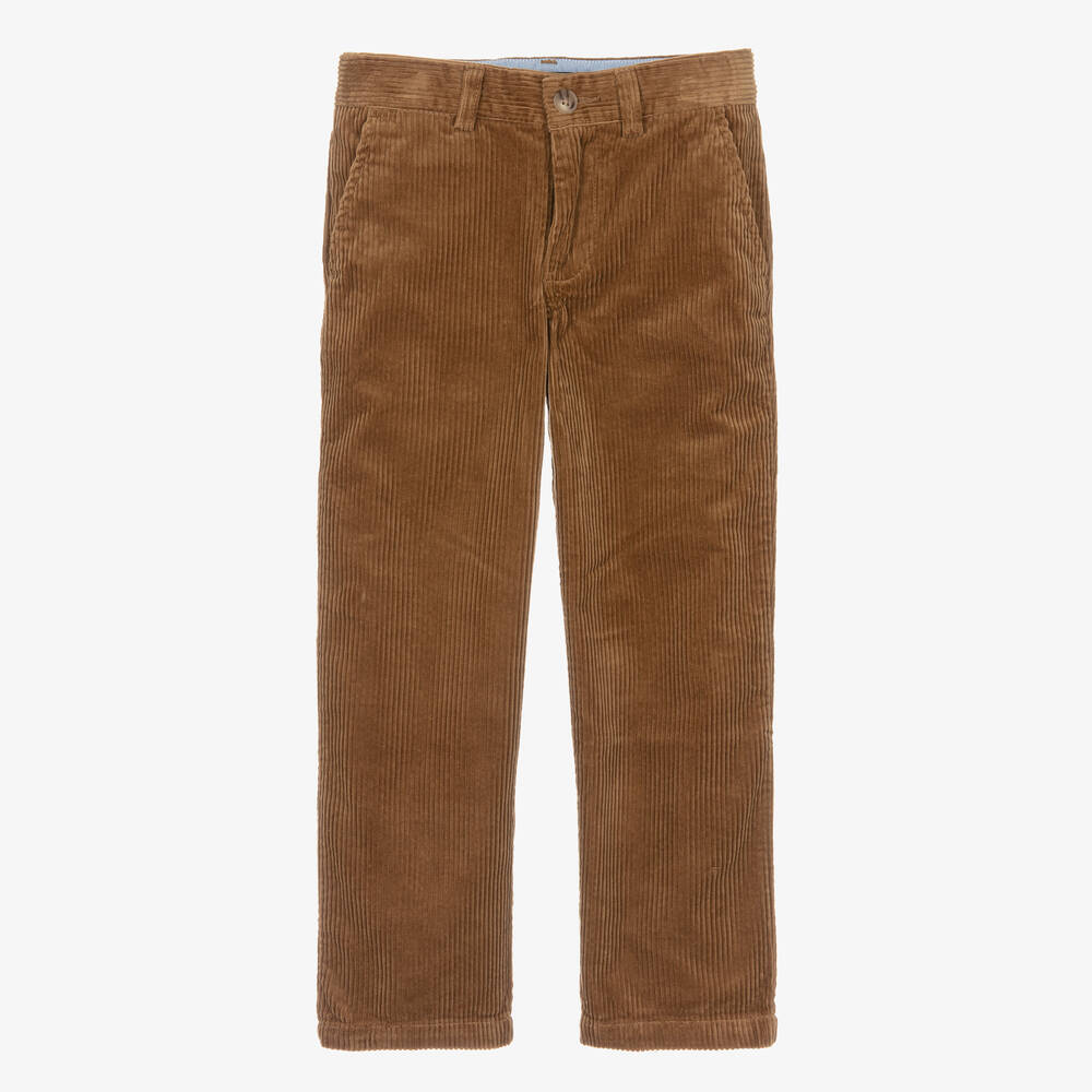 Ralph Lauren Kids' Boys Brown Corduroy Trousers