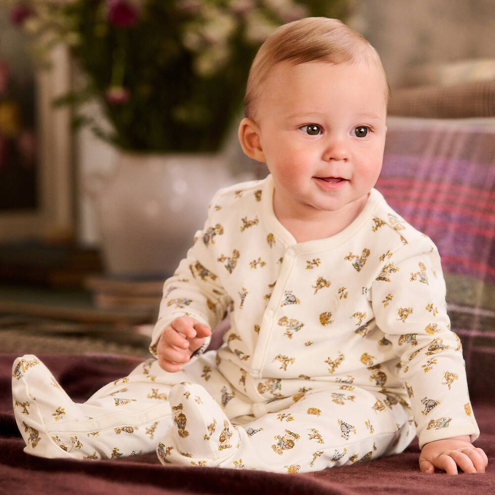 Combinaison polo blanche Ralph Lauren occasion - Bébé Garçon 12 mois – Chou  de Chic