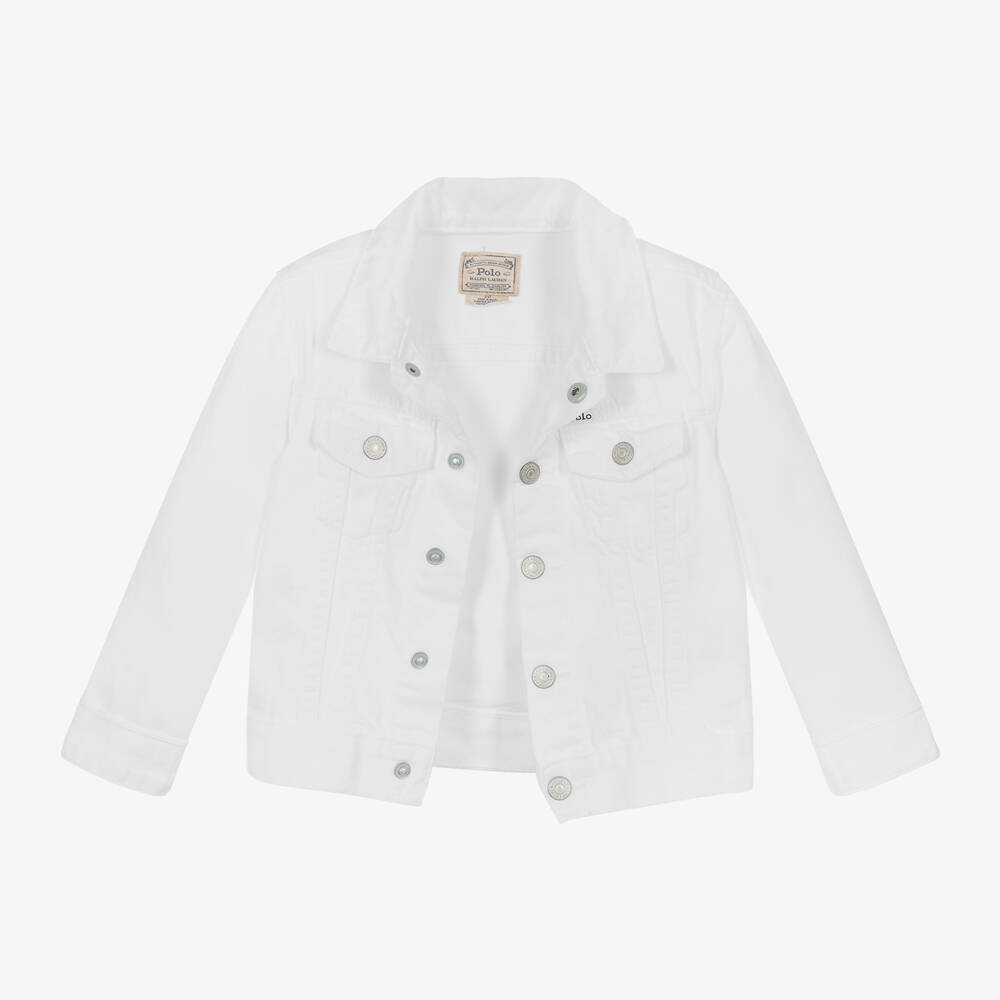Buy Girls White Quilted Jacket Online at Sassafras