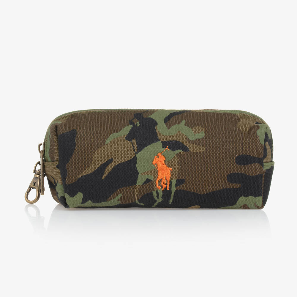 Ralph Lauren Green Camouflage Backpack Set (42cm)