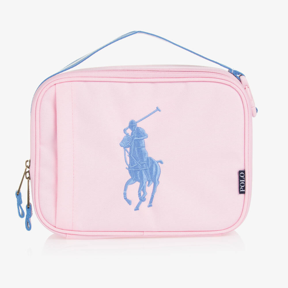 Ralph Lauren - حقيبة لحفظ الطعام لون زهري (26 سم) | Childrensalon
