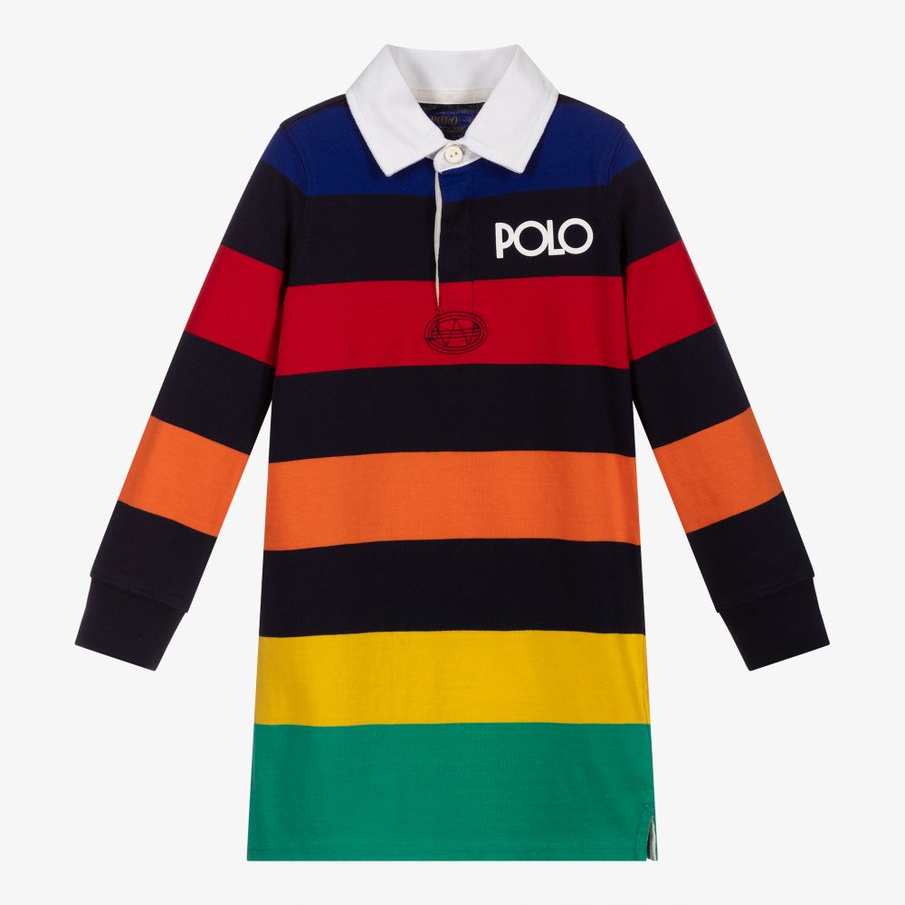 Polo Lauren - Rainbow Shirt Dress Childrensalon