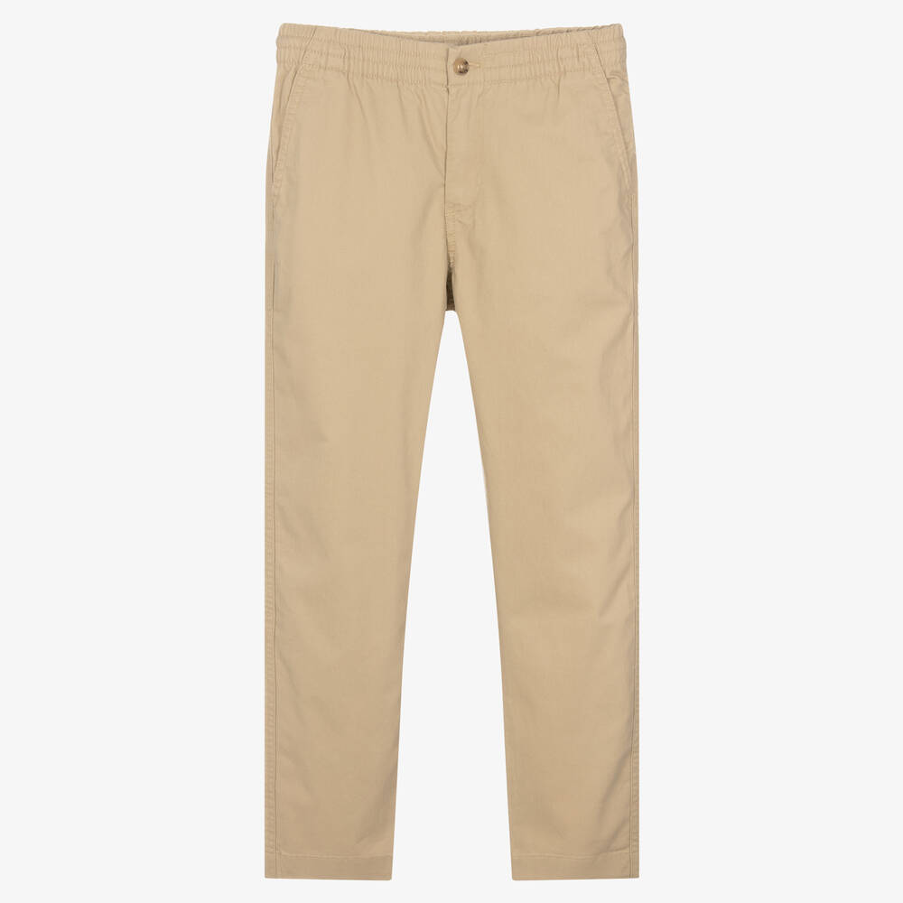 Ralph Lauren - Бежевые хлопковые брюки чинос для подростков | Childrensalon