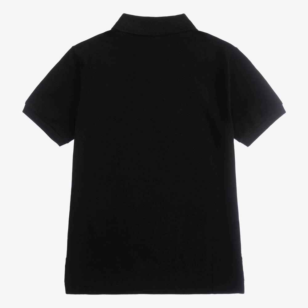 Polo Ralph Lauren - Teen Boys Black Logo Polo Shirt | Childrensalon