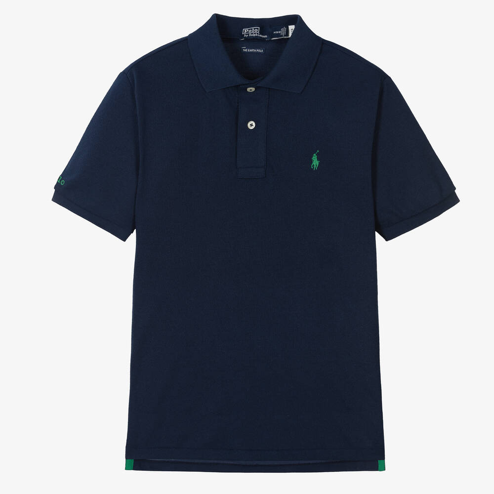Polo Ralph Lauren - Синяя рубашка поло для подростков | Childrensalon