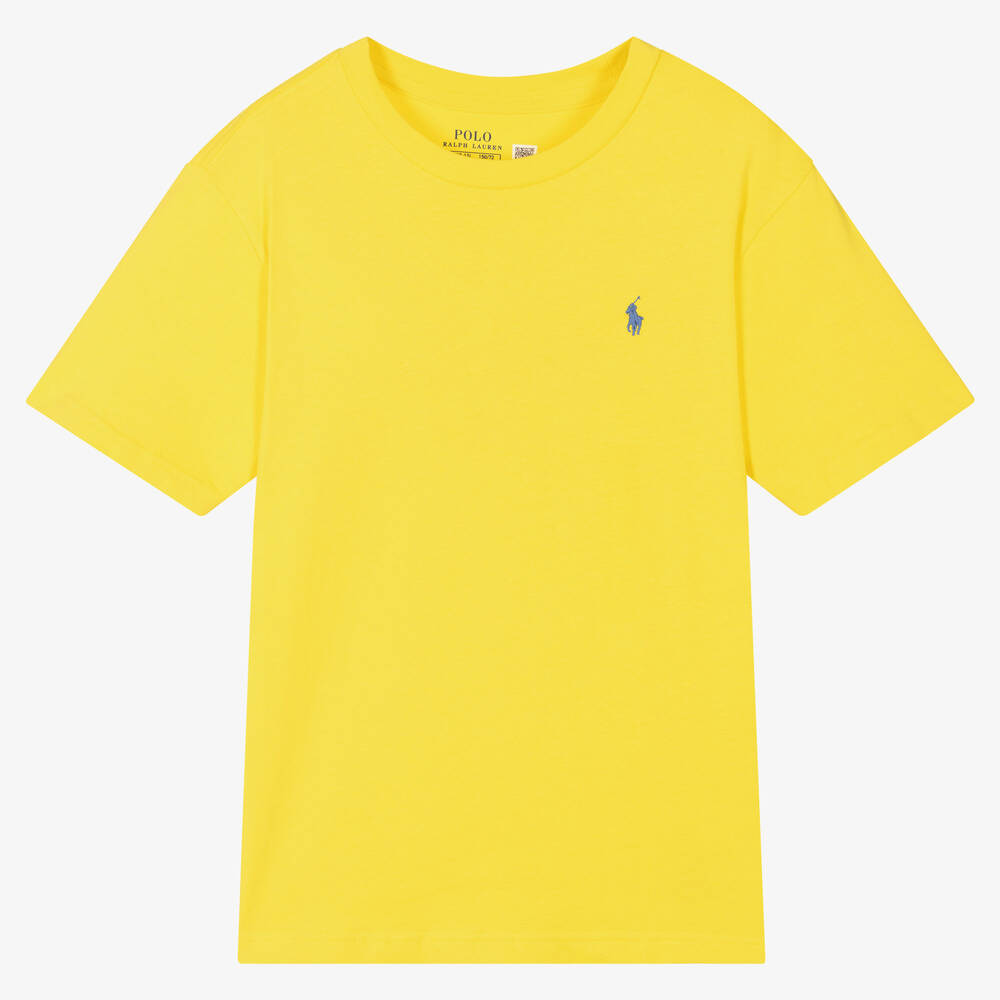 Polo Ralph Lauren - T-shirt jaune ado garçon | Childrensalon