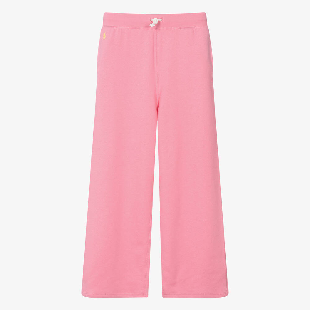 Ralph Lauren - Teen Girls Pink Cotton Joggers | Childrensalon