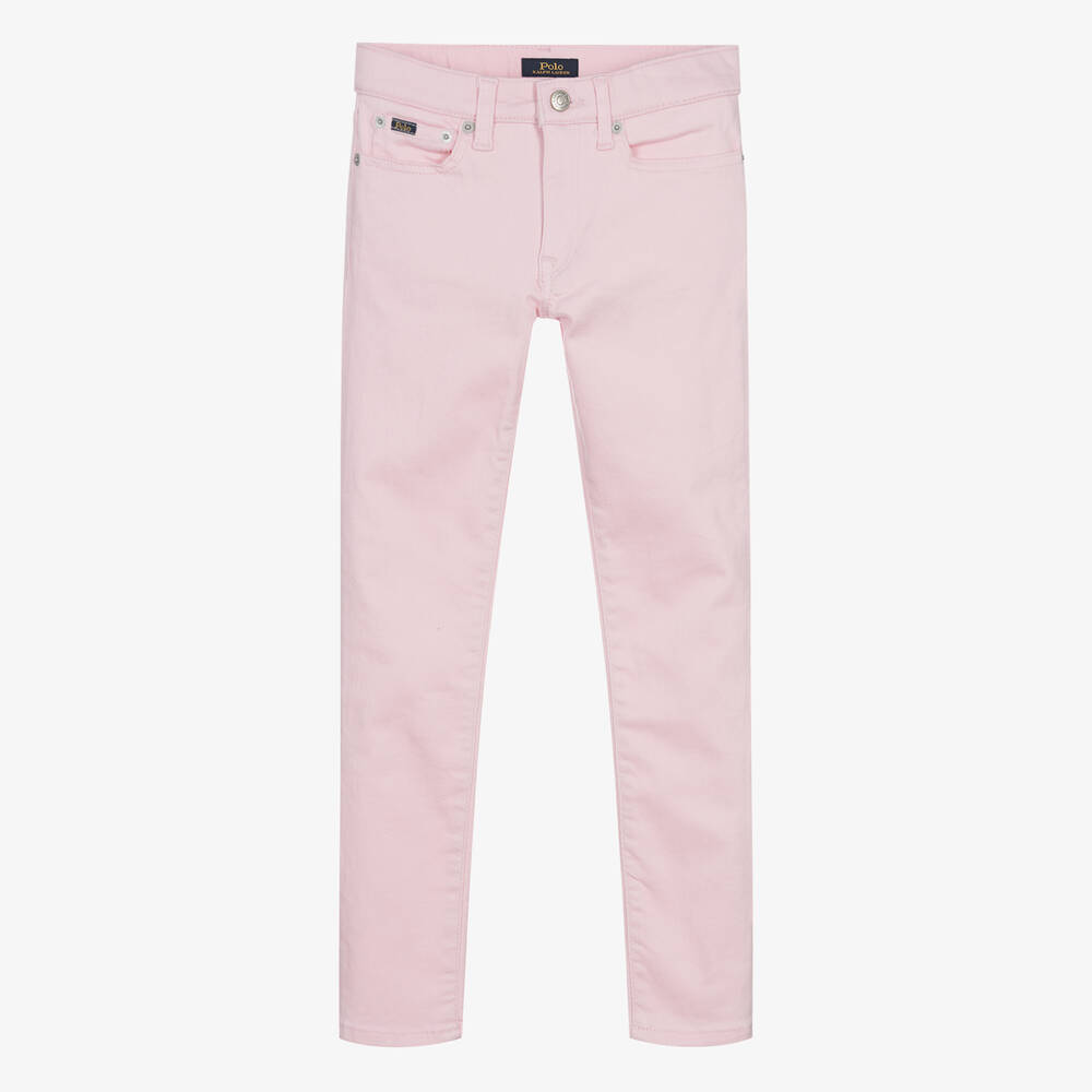 Ralph Lauren - Teen Girls Pink Denim The Legging Jeans | Childrensalon