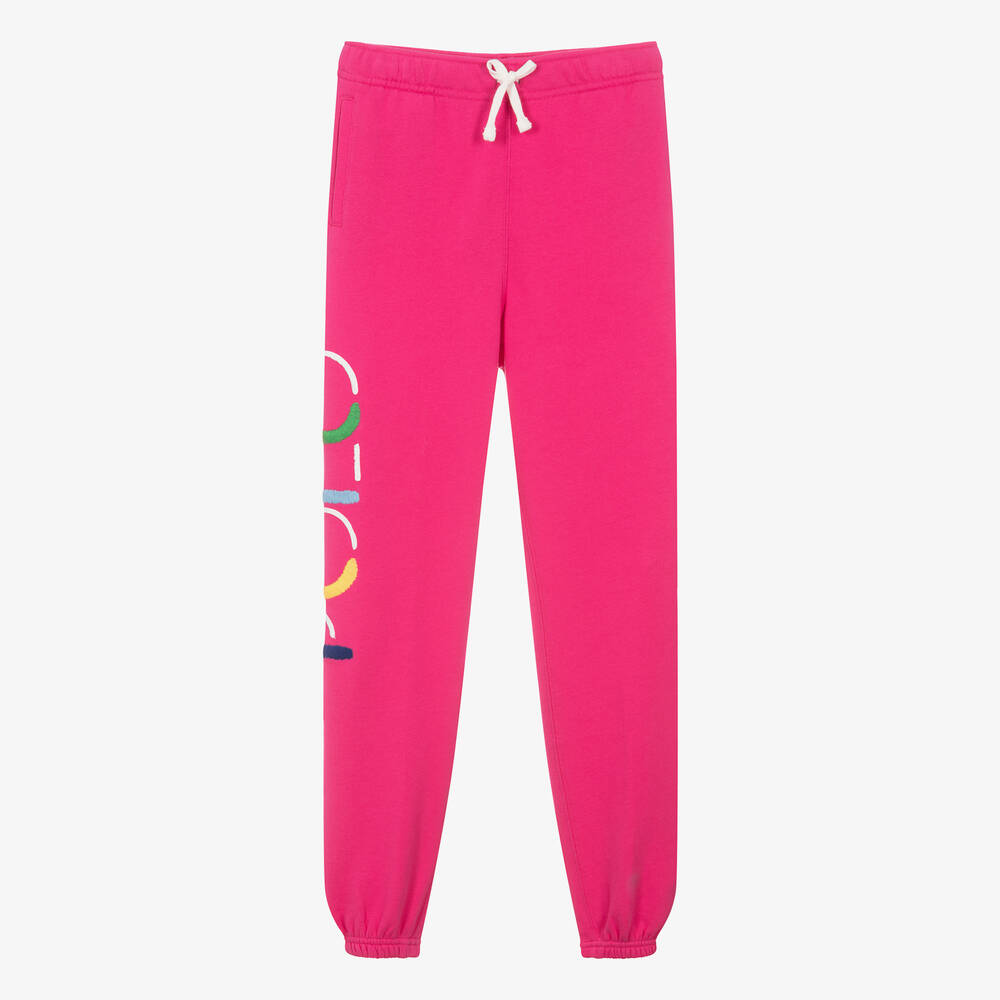 Ralph Lauren - Pantalon de jogging rose en jersey ado | Childrensalon