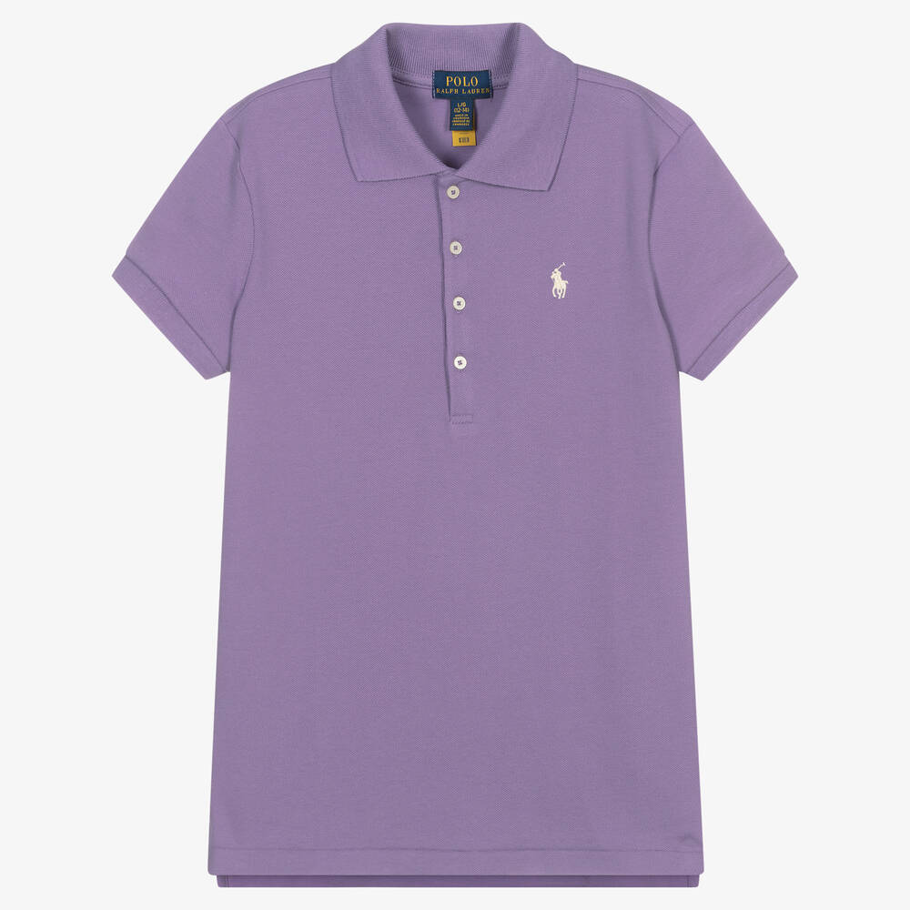 Polo Ralph Lauren Teen Girls Purple Polo Shirt