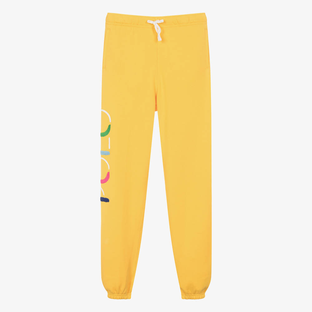 Ralph Lauren - Teen Girls Yellow Jersey Joggers | Childrensalon