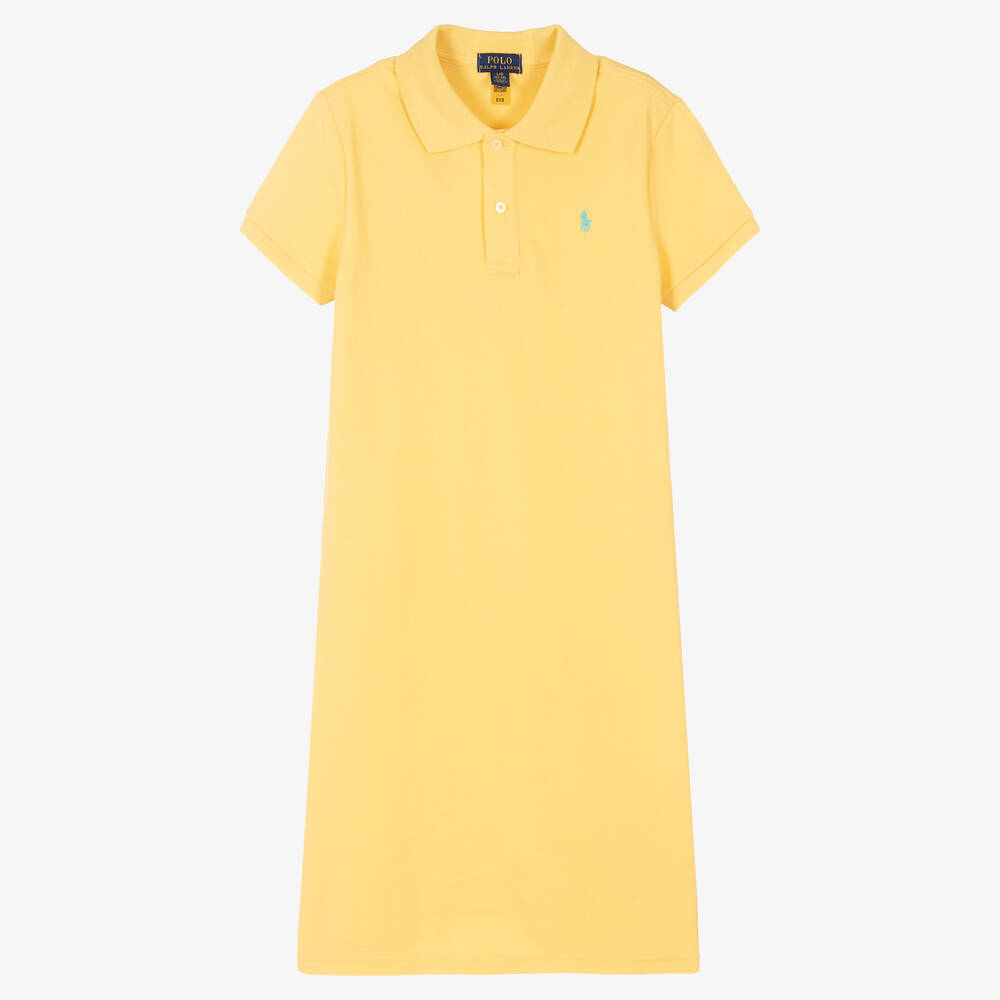 Polo Ralph Lauren Teen Girls Yellow Polo Dress