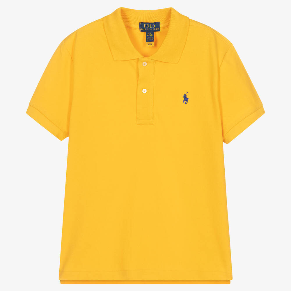 Polo Ralph Lauren Teen Girls Yellow Polo Shirt