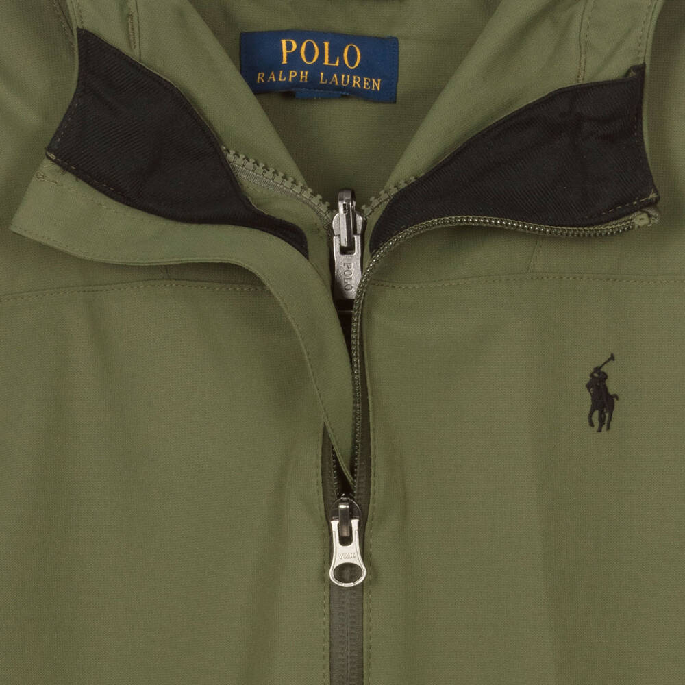 Polo Ralph Lauren - Teen Khaki Green Shell Jacket | Childrensalon