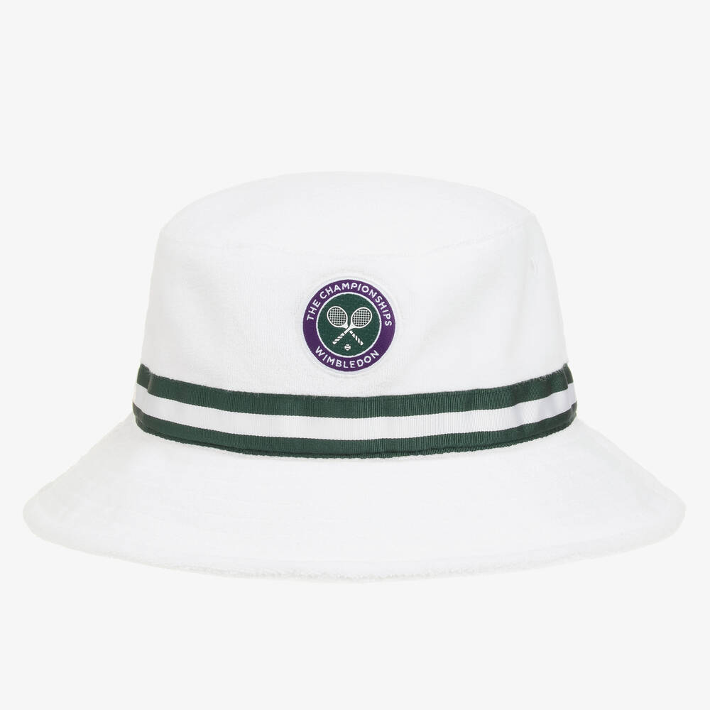 Ralph Lauren - Chapeau de soleil Wmbledon blanc en éponge | Childrensalon