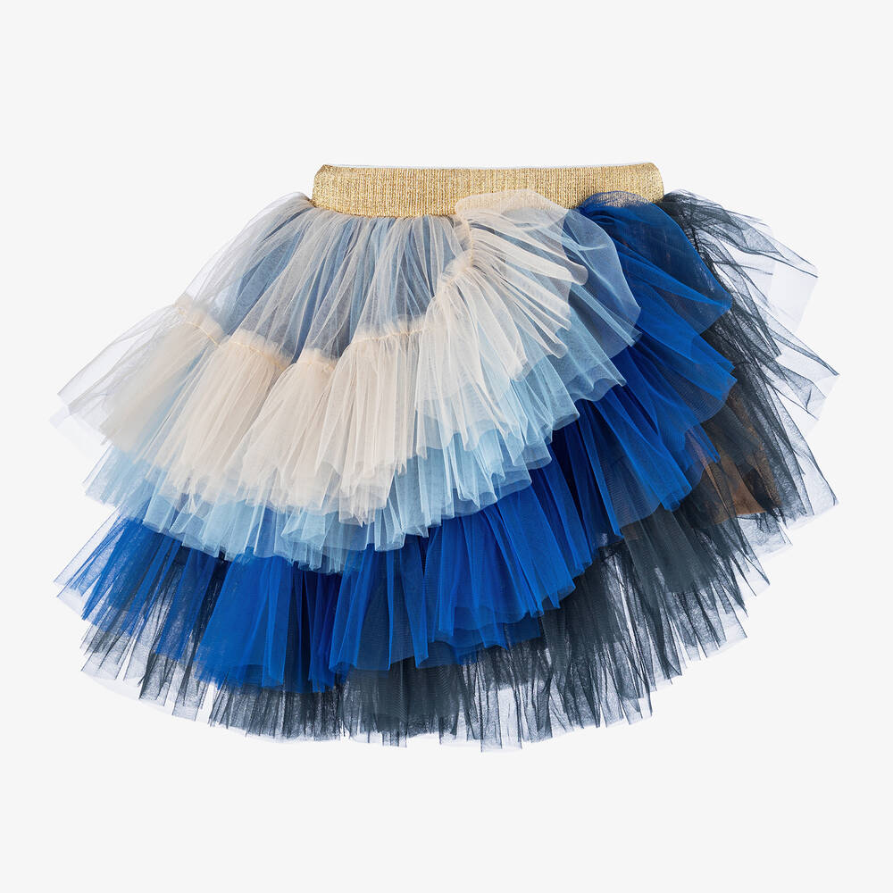 RaspberryPlum - Girls Blue Tulle Skirt | Childrensalon