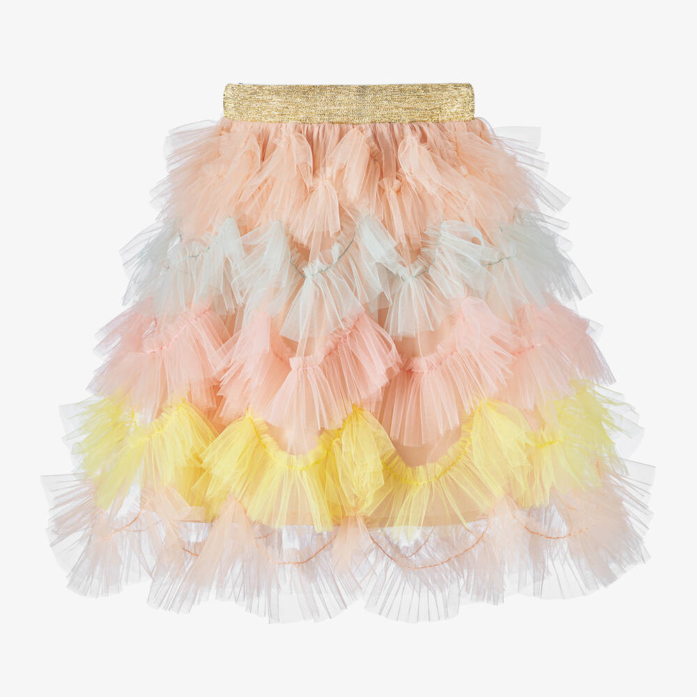 RaspberryPlum - Girls Pastel Pink Tulle Skirt | Childrensalon
