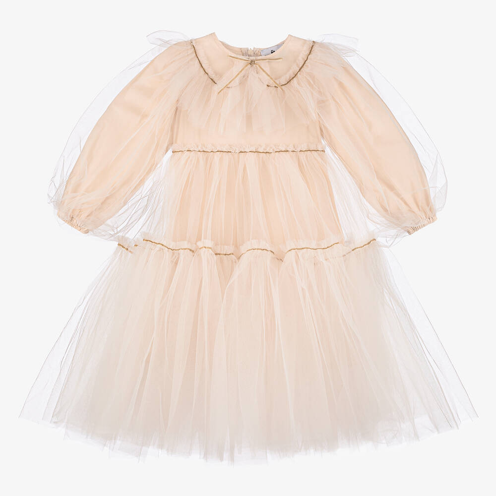 RaspberryPlum - Girls Pink Tulle Dress | Childrensalon