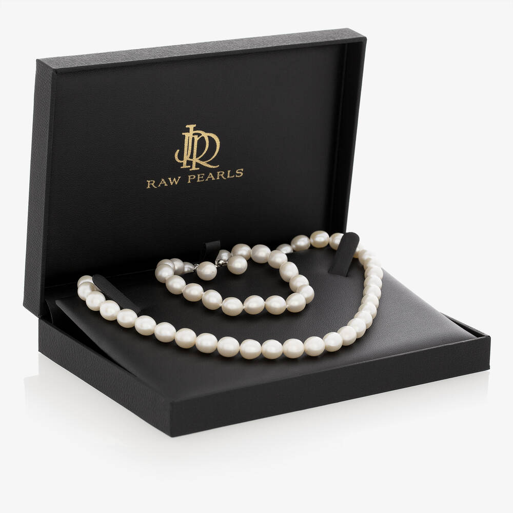 Raw Pearls - Ensemble de bijoux en perles ivoire | Childrensalon