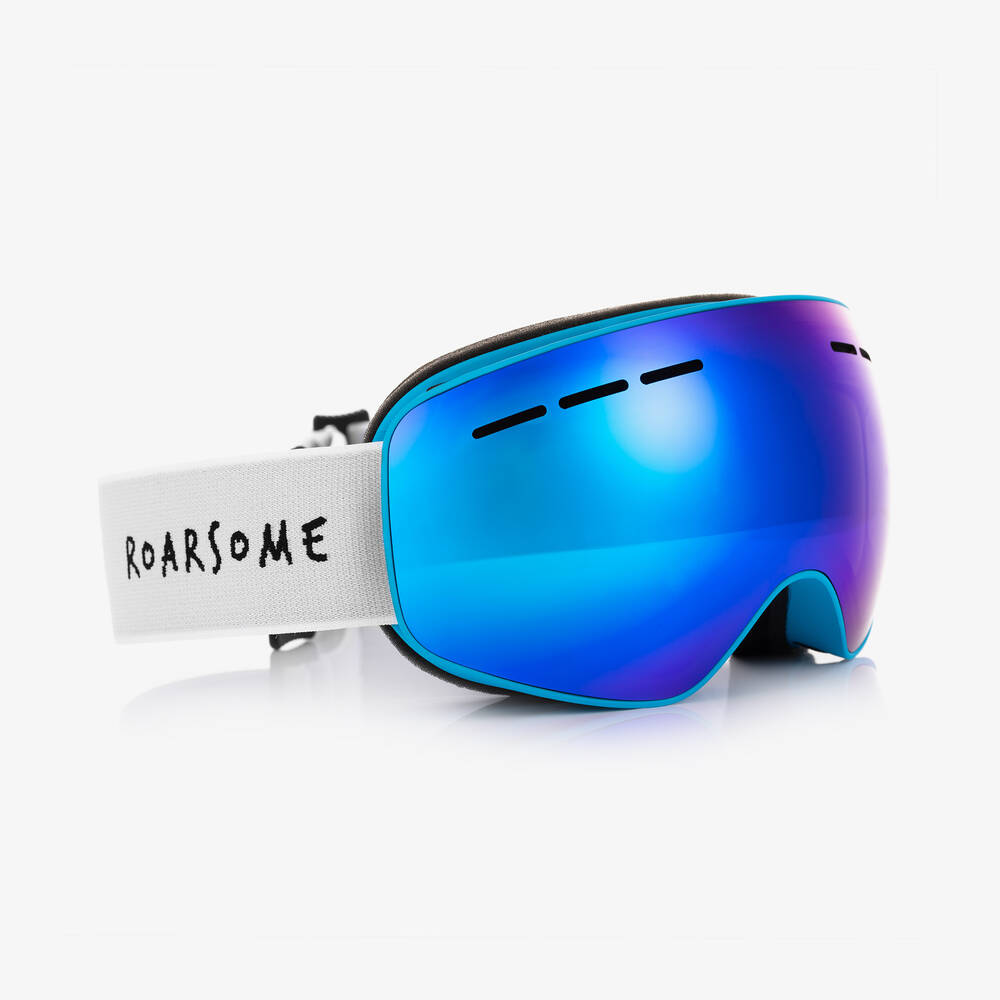 Roarsome - Blue Polarised Anti-Fog Ski Goggles | Childrensalon