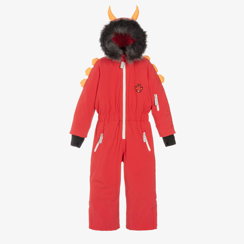 Roarsome - Red Blaze The Dragon Snowsuit | Childrensalon