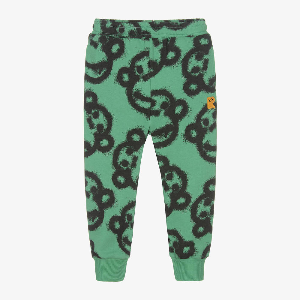 Rock Your Baby - Boys Green Graffiti Monkey Joggers | Childrensalon